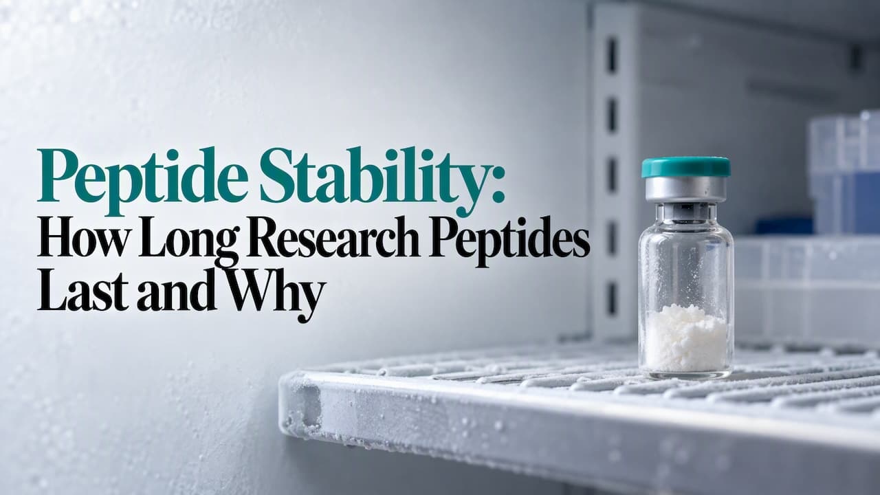 Peptide Stability: How Long Research Peptides Last and Why