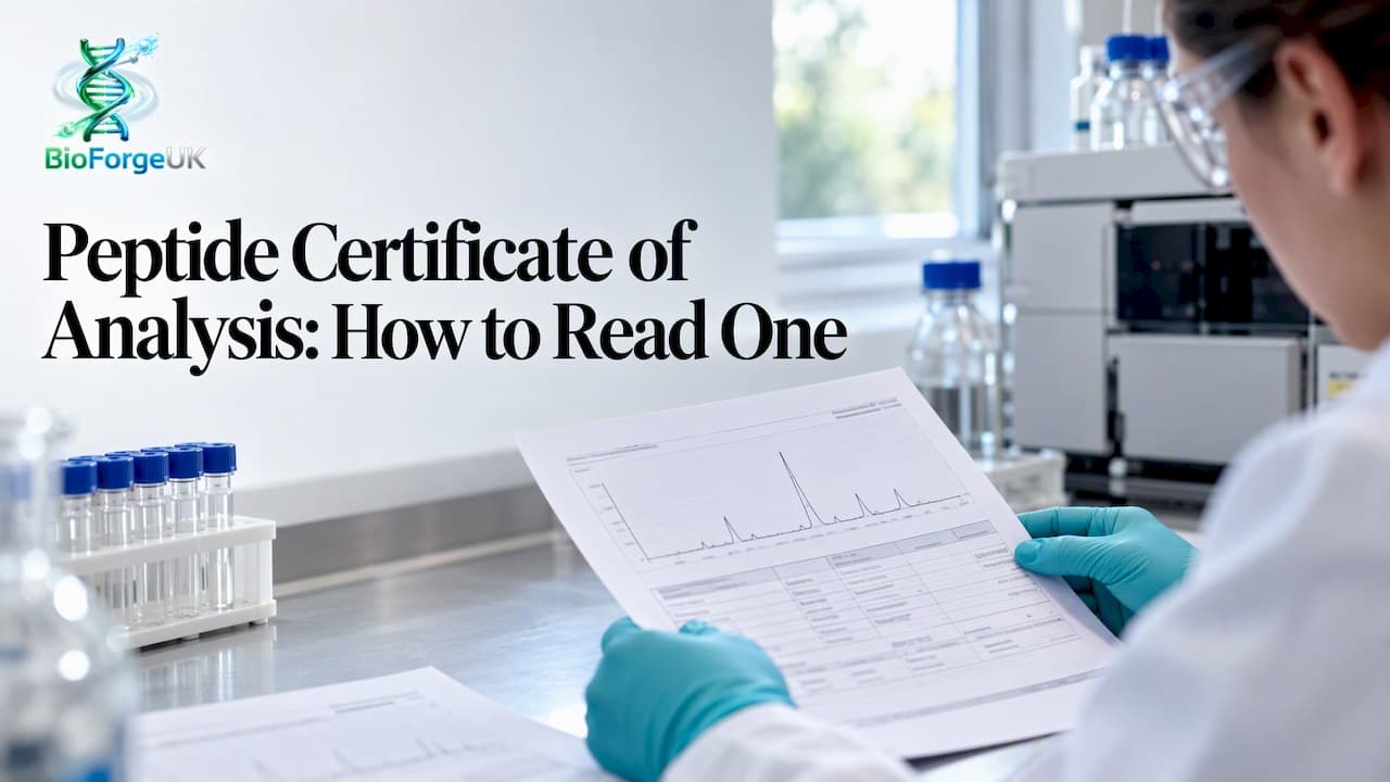 Peptide Certificate of Analysis: How to Read One