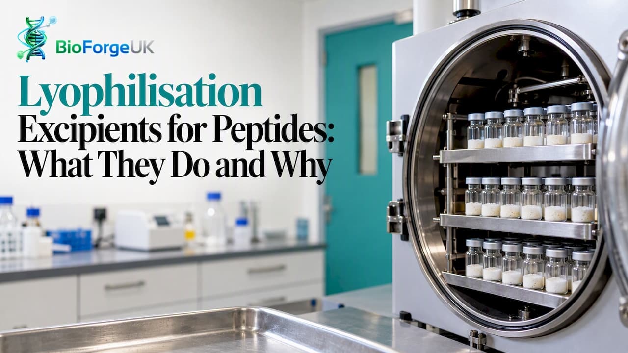 Lyophilisation Excipients for Peptides: What They Do and Why